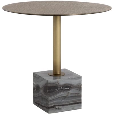 Kata Bistro Table - Grey Marble - 32" 109640 109640 KATA BISTRO TABLE GREY MARBLE 32 1