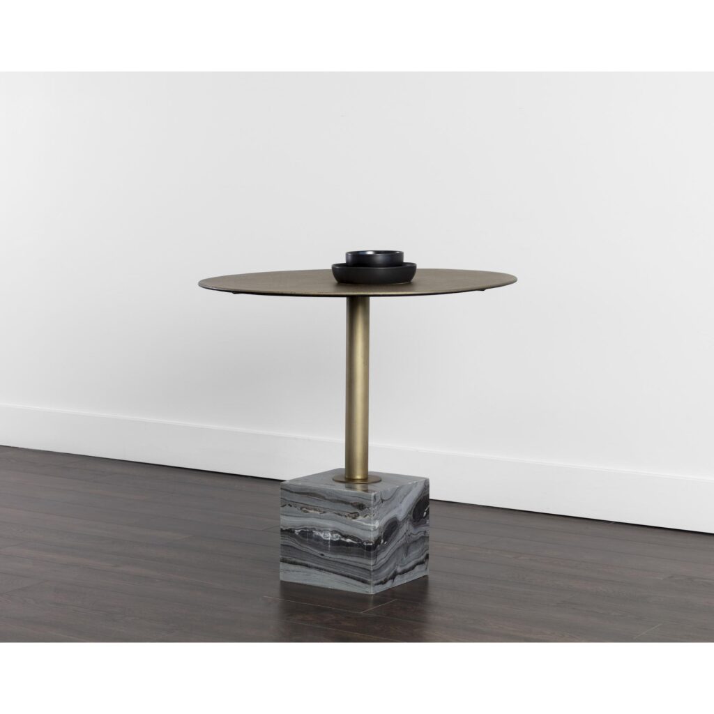 Kata Bistro Table - Grey Marble - 32" - Image 5