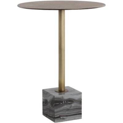 Kata Bar Table - Grey Marble 109642 109642 KATA BAR TABLE GREY MARBLE 1