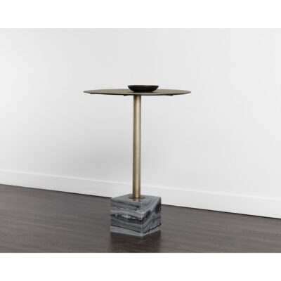 Kata Bar Table - Grey Marble 109642 109642 KATA BAR TABLE GREY MARBLE 5