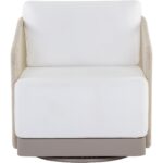 Allariz Swivel Armchair - Greige - Stinson White 109650V 109650V ALLARIZ SWIVEL LOUNGE CHAIR GREIGE STINSON WHITE 1