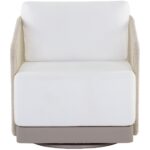 Allariz Swivel Armchair - Greige - Stinson White 9 Allariz Swivel Armchair - Greige - Stinson White 109650 109650 ALLARIZ SWIVEL LOUNGE CHAIR GREIGE STINSON WHITE 1