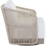 Allariz Swivel Armchair - Greige - Stinson White 10 Allariz Swivel Armchair - Greige - Stinson White 109650 109650 ALLARIZ SWIVEL LOUNGE CHAIR GREIGE STINSON WHITE 2