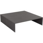 Verin Coffee Table - Warm Grey 109654 109654 VERIN COFFEE TABLE WARM GREY 2
