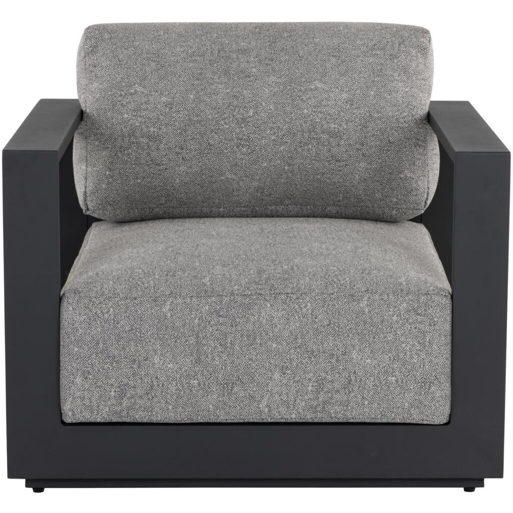 Tavira Armchair - Charcoal - Lanikai Salt And Pepper - Image 2