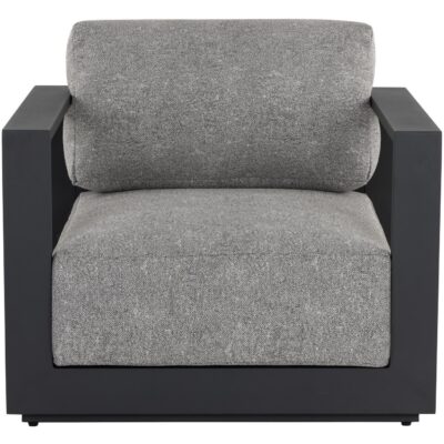 Tavira Armchair - Charcoal - Lanikai Salt And Pepper 109655 109655 TAVIRA LOUNGE CHAIR CHARCOAL LANIKAI SALT AND PEPPER 1