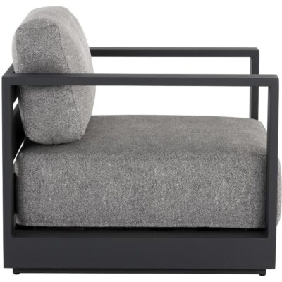 Tavira Armchair - Charcoal - Lanikai Salt And Pepper 109655 109655 TAVIRA LOUNGE CHAIR CHARCOAL LANIKAI SALT AND PEPPER 2