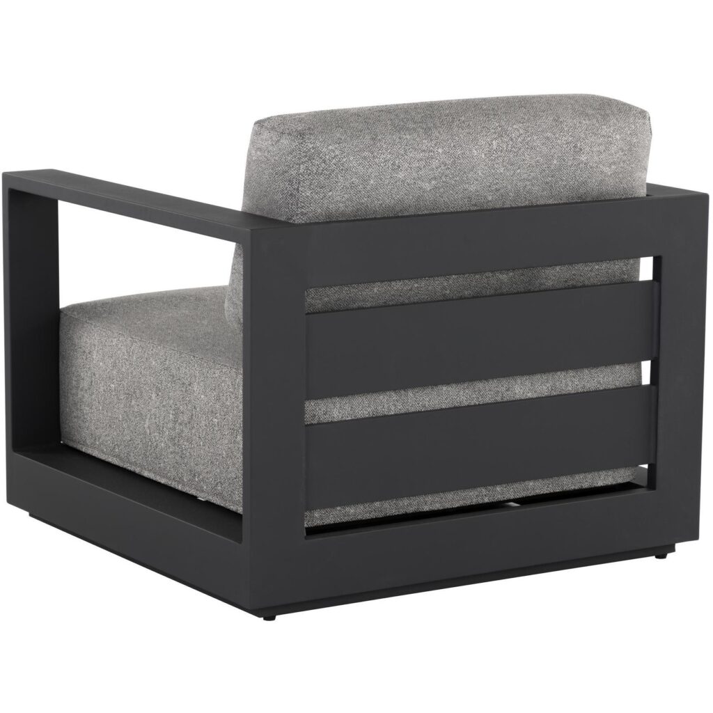 Tavira Armchair - Charcoal - Lanikai Salt And Pepper - Image 4