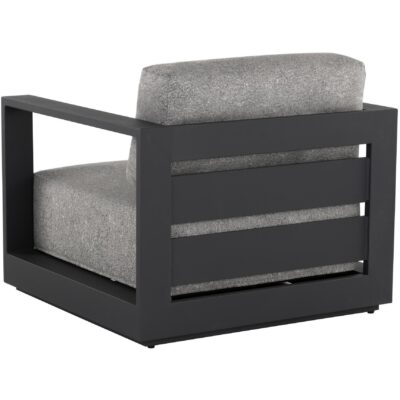 Tavira Armchair - Charcoal - Lanikai Salt And Pepper 109655 109655 TAVIRA LOUNGE CHAIR CHARCOAL LANIKAI SALT AND PEPPER 3