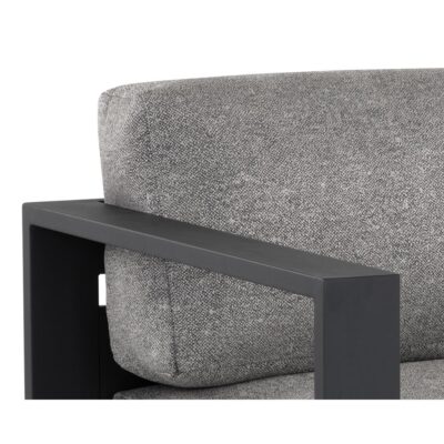 Tavira Armchair - Charcoal - Lanikai Salt And Pepper 109655 109655 TAVIRA LOUNGE CHAIR CHARCOAL LANIKAI SALT AND PEPPER 7