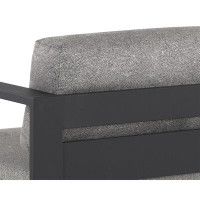 Tavira Armchair - Charcoal - Lanikai Salt And Pepper 109655 109655 TAVIRA LOUNGE CHAIR CHARCOAL LANIKAI SALT AND PEPPER 8