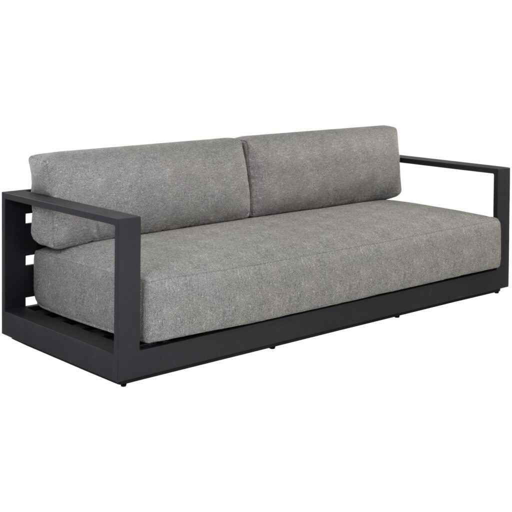 Tavira Sofa - Charcoal - Lanikai Salt And Pepper