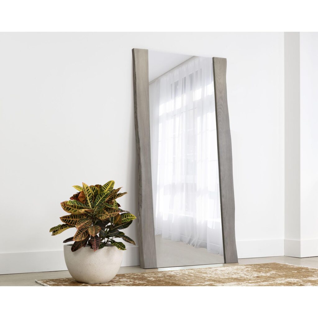 Fontana Floor Mirror - Grey - Image 3