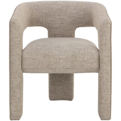 Krasner Dining Armchair - Rhapsody Sand 109718 109718 KRASNER DINING ARMCHAIR RHAPSODY SAND 1