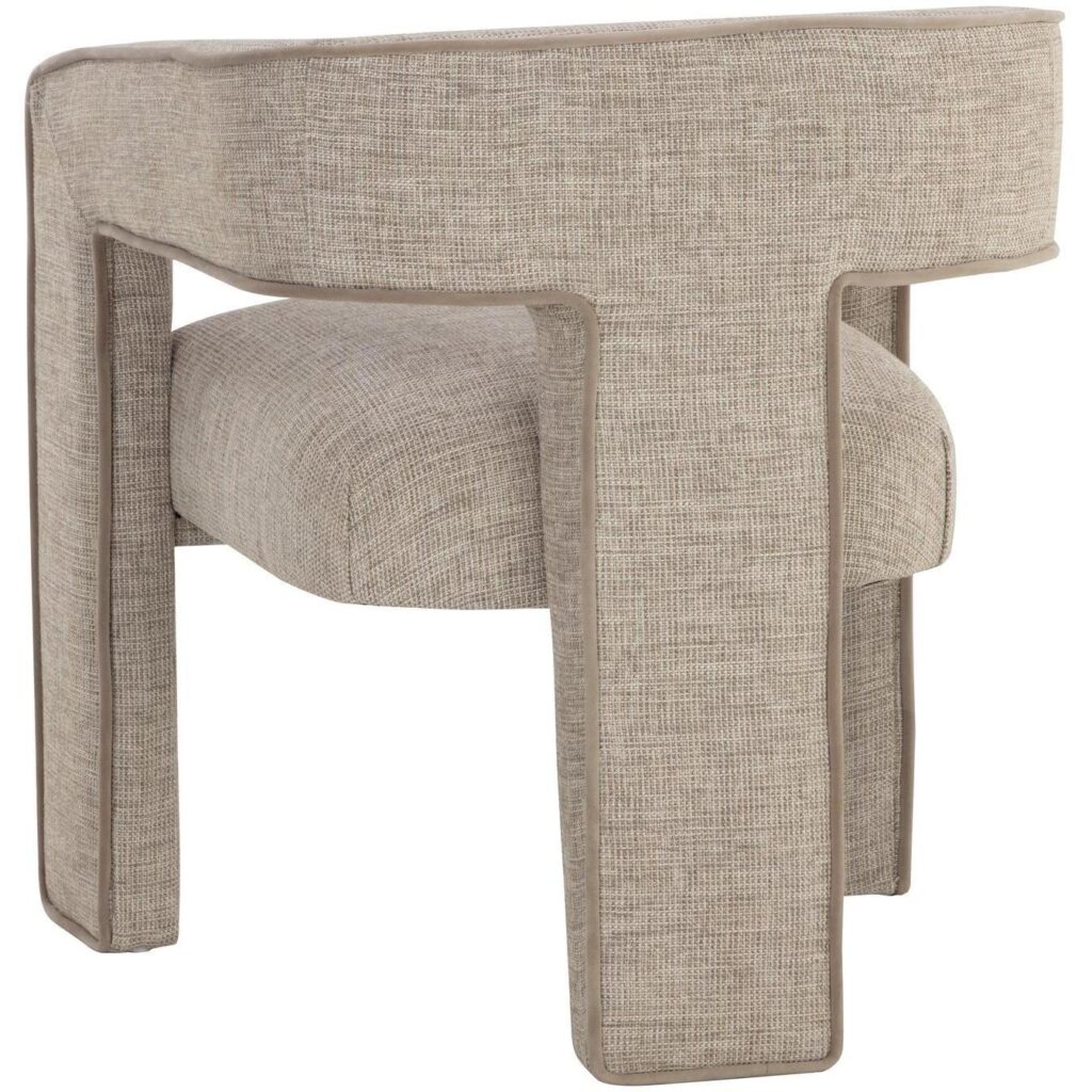 Krasner Dining Armchair - Rhapsody Sand - Image 4