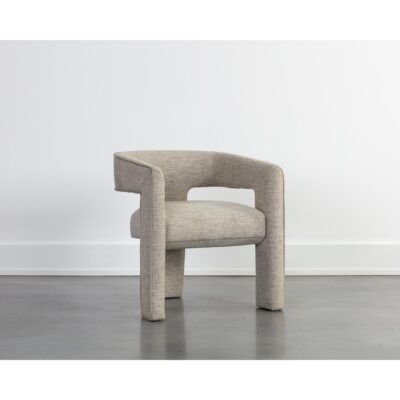 Krasner Dining Armchair - Rhapsody Sand 109718 109718 KRASNER DINING ARMCHAIR RHAPSODY SAND 5