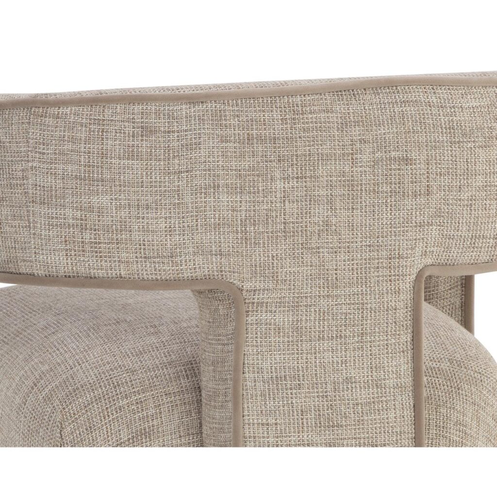 Krasner Dining Armchair - Rhapsody Sand - Image 8