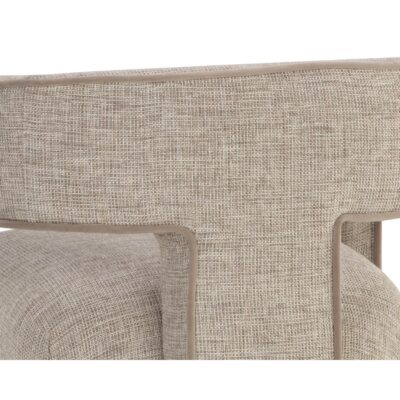 Krasner Dining Armchair - Rhapsody Sand 109718 109718 KRASNER DINING ARMCHAIR RHAPSODY SAND 8