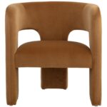 Isidore Lounge Chair - Meg Gold 109720 109720 ISIDORE LOUNGE CHAIR MEG GOLD 1