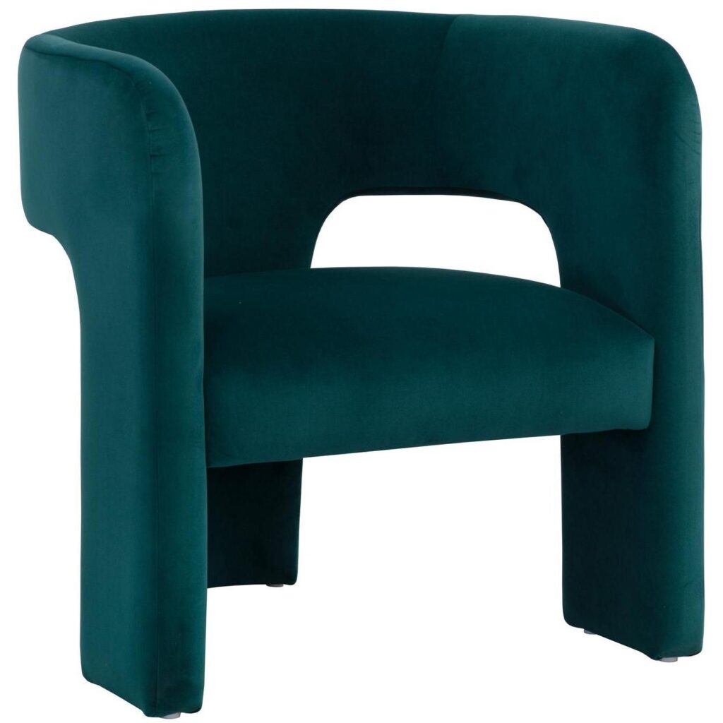 Isidore Lounge Chair - Meg Teal