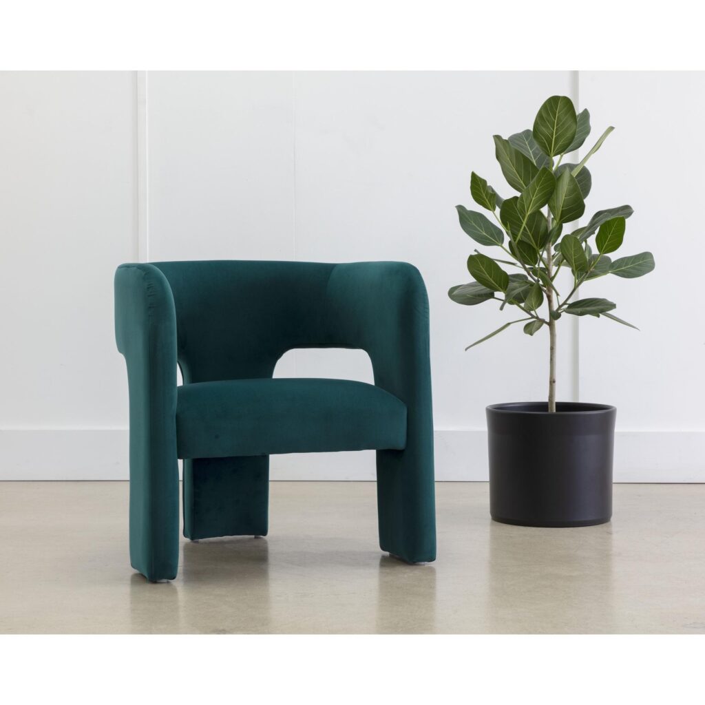 Isidore Lounge Chair - Meg Teal - Image 5