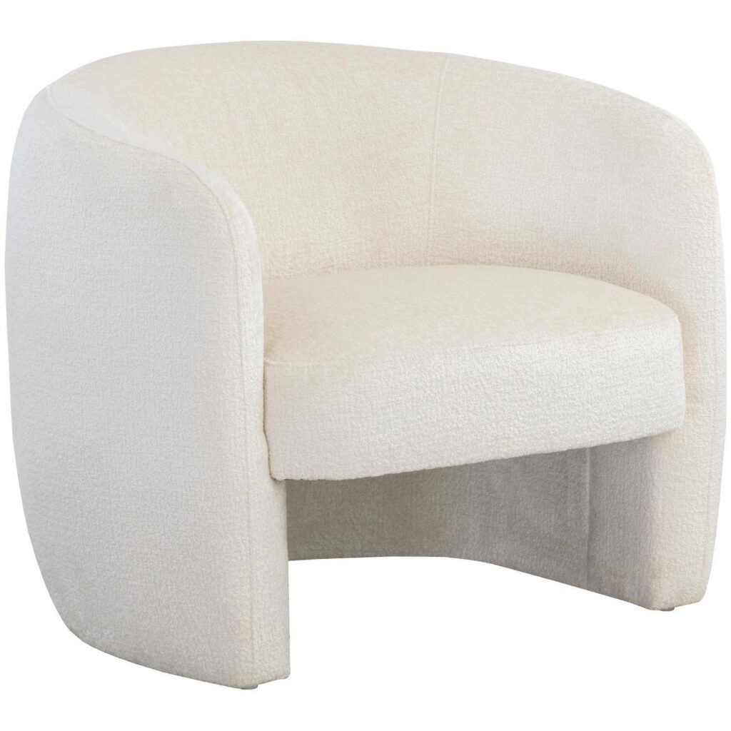 Mircea Lounge Chair - Bergen Ivory