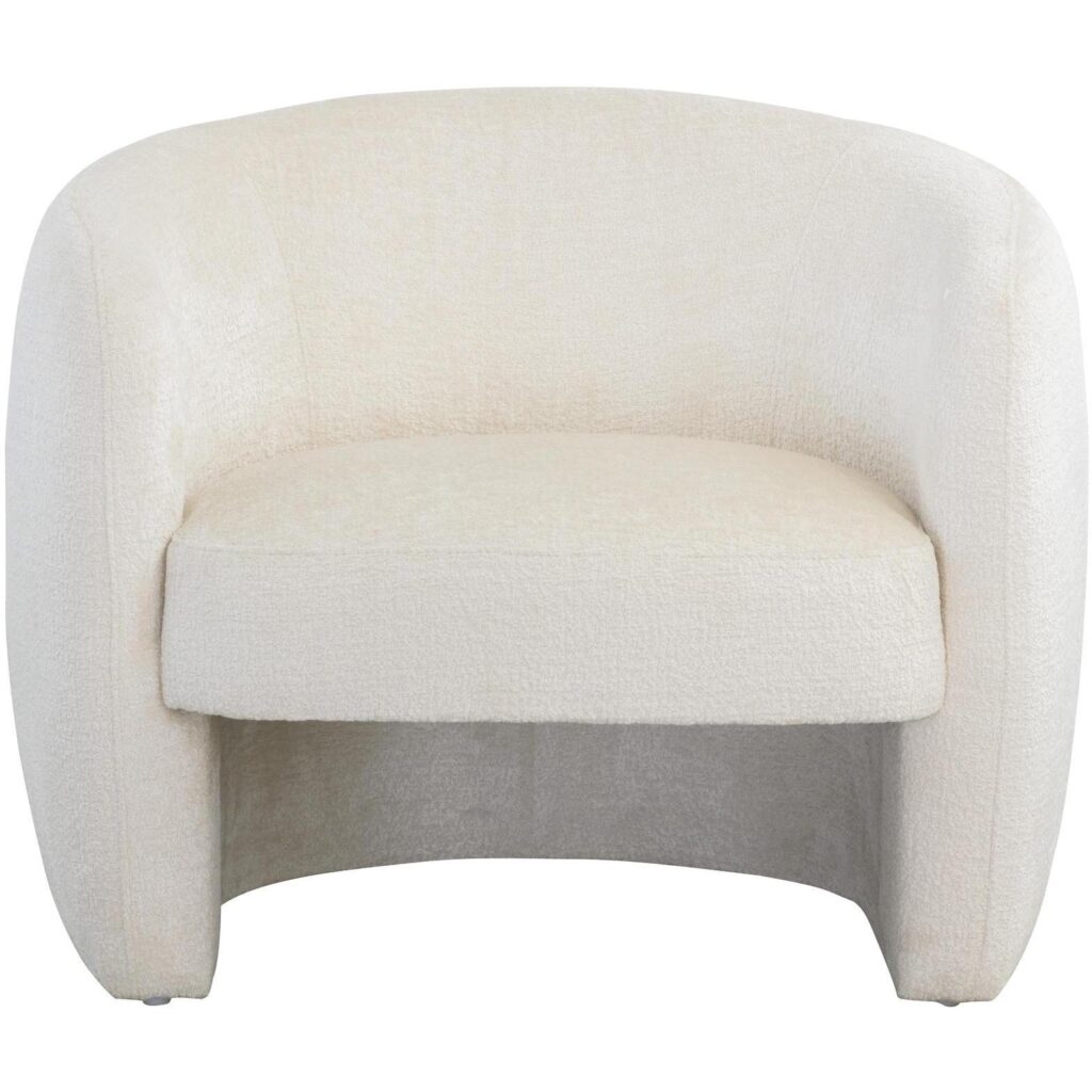 Mircea Lounge Chair - Bergen Ivory - Image 2