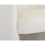 Mircea Lounge Chair - Bergen Ivory 109723 109723 MIRCEA LOUNGE CHAIR BERGEN IVORY 6