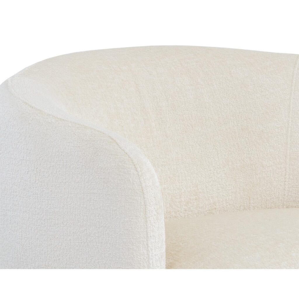 Mircea Lounge Chair - Bergen Ivory - Image 7