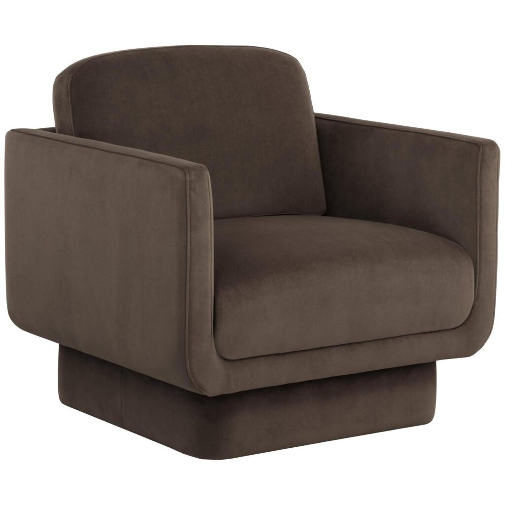 Everton Lounge Chair - Meg Dark Brown