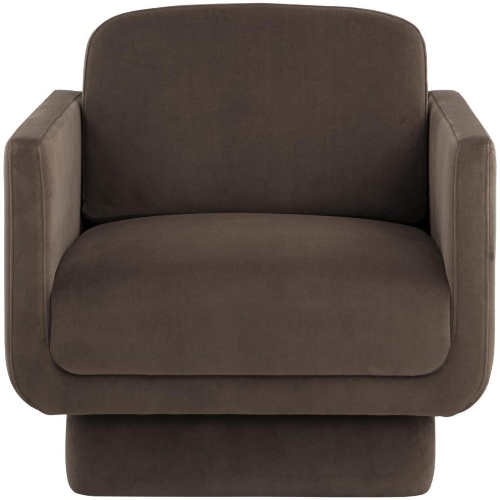 Everton Lounge Chair - Meg Dark Brown - Image 2