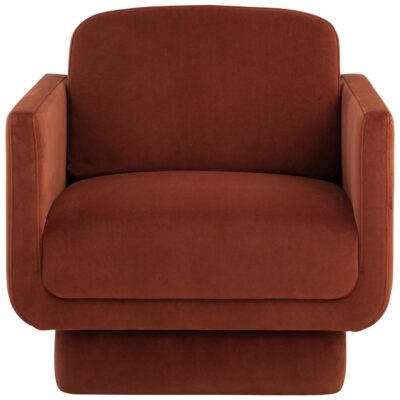 Everton Lounge Chair - Meg Rust 109726 109726 EVERTON LOUNGE CHAIR MEG RUST 1