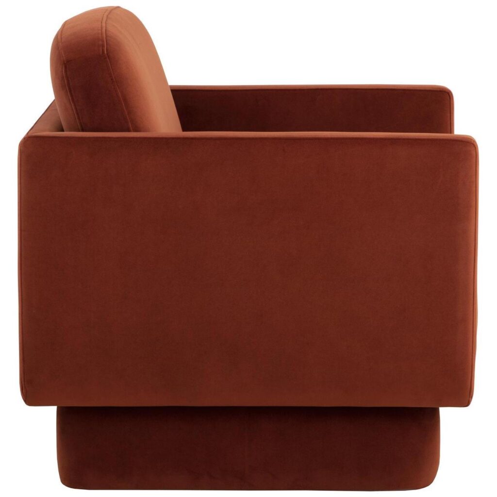 Everton Lounge Chair - Meg Rust - Image 3