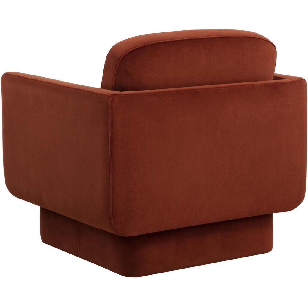 Everton Lounge Chair - Meg Rust - Image 4