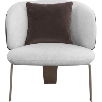 Garry Lounge Chair - San Remo Winter Cloud / Meg Ash 109743 109743 GARRY LOUNGE CHAIR SAN REMO WINTER CLOUD MEG ASH 1