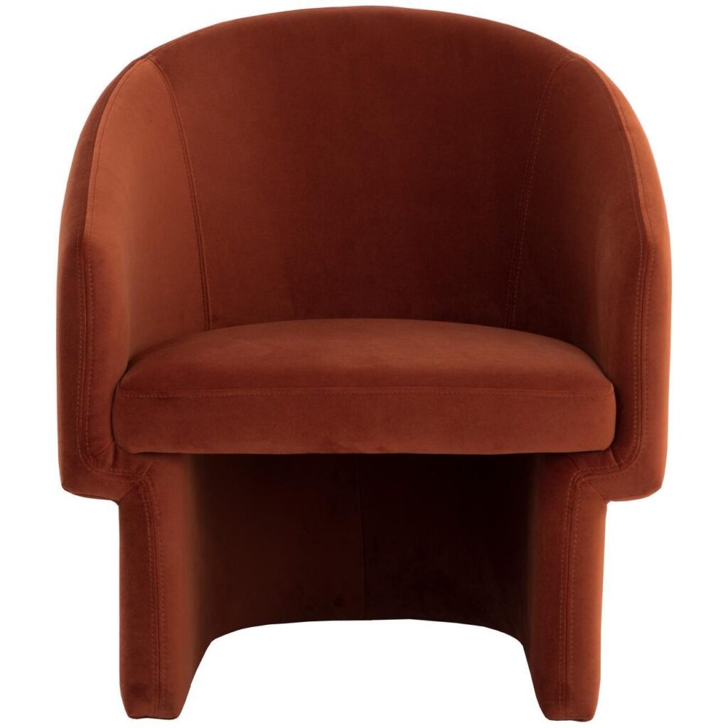 Lauryn Lounge Chair - Meg Rust - Image 2