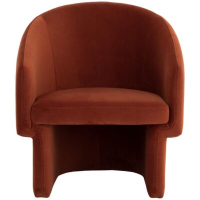 Lauryn Lounge Chair - Meg Rust 109755 109755 LAURYN LOUNGE CHAIR MEG RUST 1