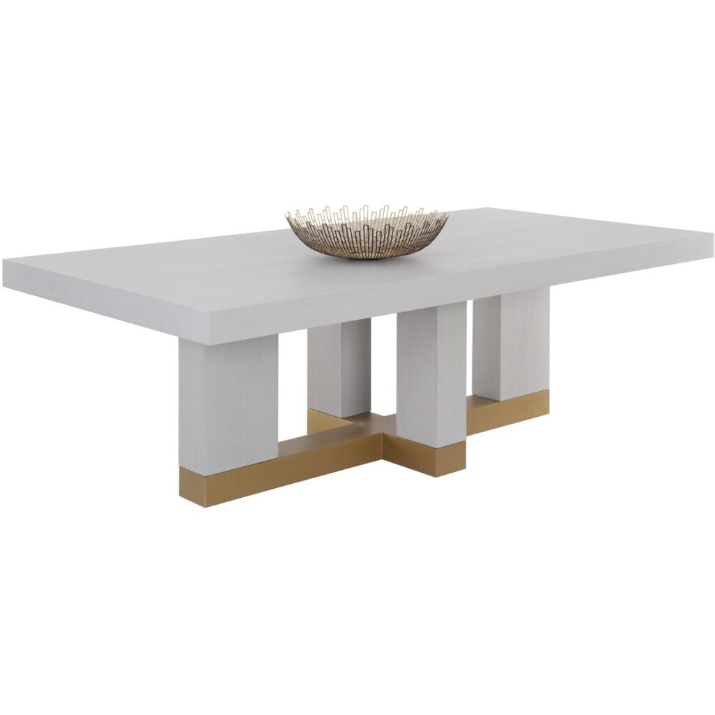 Greco Dining Table - Gauntlet Grey - 94.5"