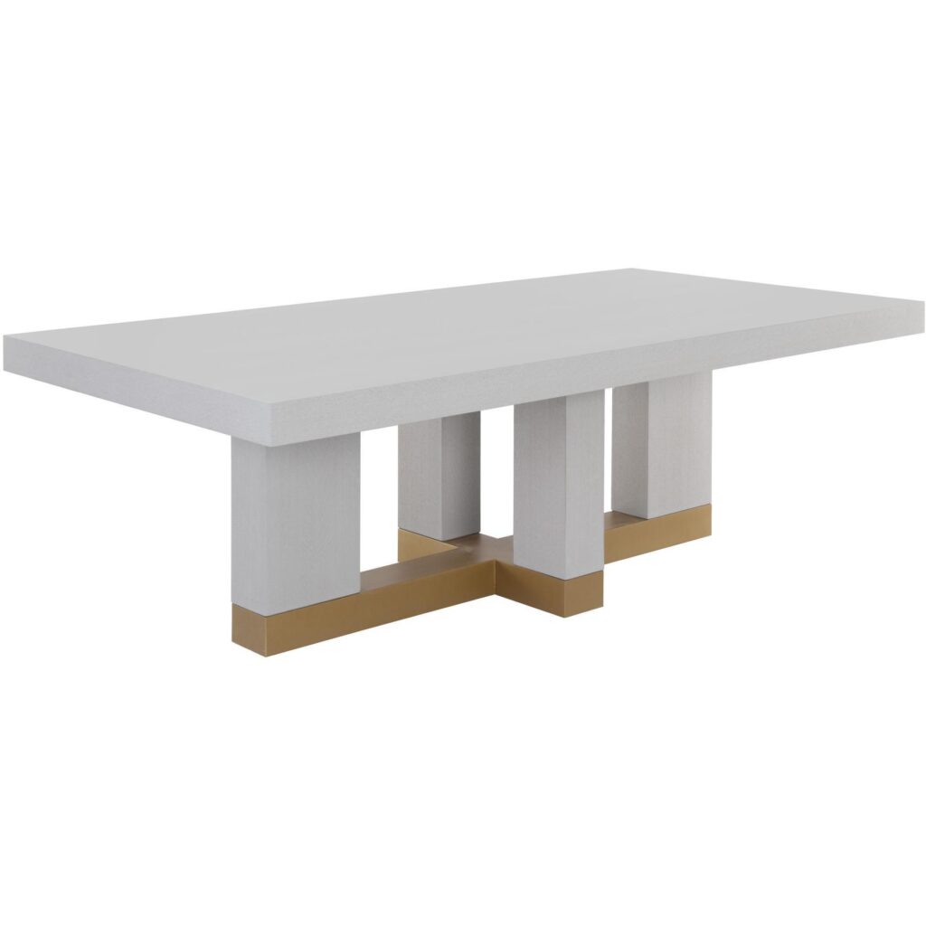 Greco Dining Table - Gauntlet Grey - 94.5" - Image 2