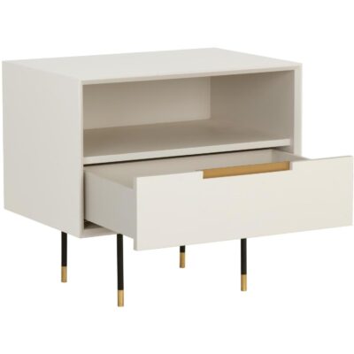 Danbury Nightstand - Modern Cream 109760 109760 DANBURY NIGHTSTAND MODERN CREAM 2