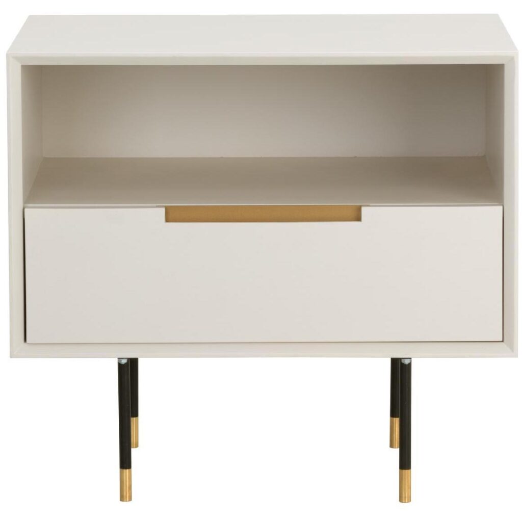 Danbury Nightstand - Modern Cream - Image 4