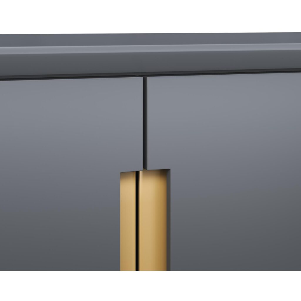 Danbury Media Console And Cabinet - Slate Navy - Image 7