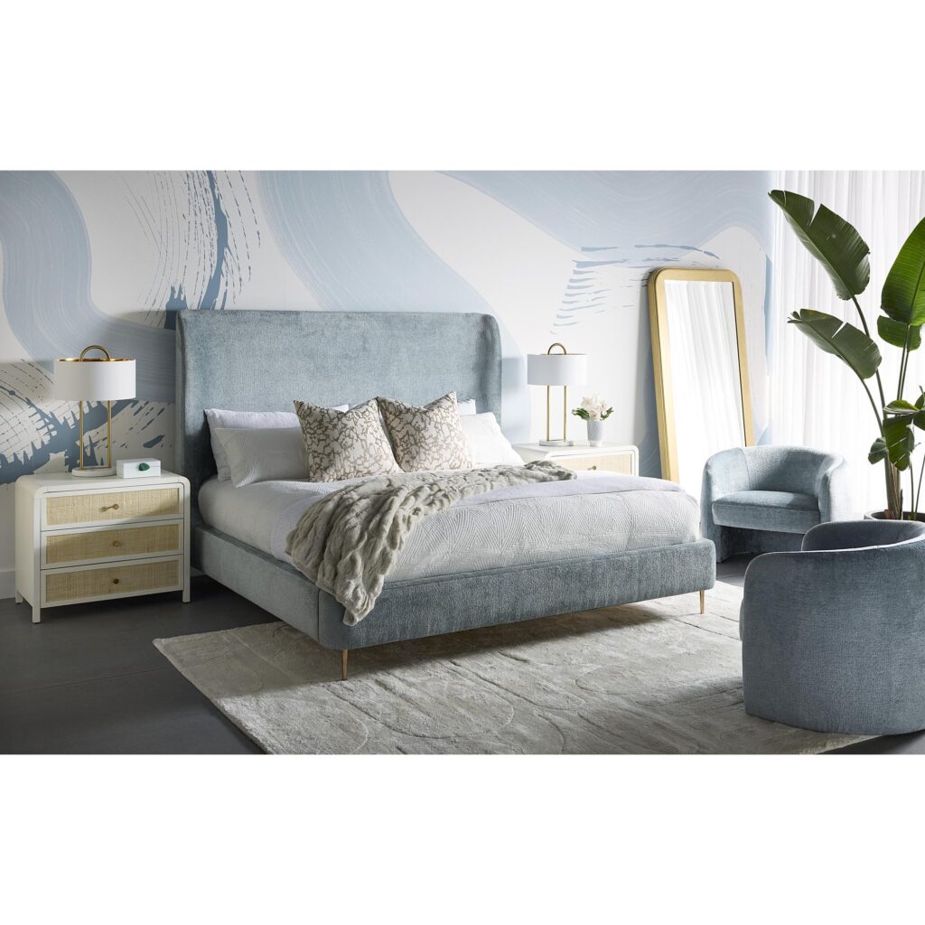 Tierra Bed - King - Bergen French Blue - Image 4