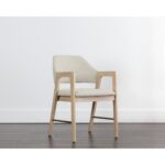 Milton Dining Armchair - Light Wash - Mina Ivory 12 Milton Dining Armchair - Light Wash - Mina Ivory 109808 109808 MILTON DINING ARMCHAIR LIGHT WASH MINA IVORY 5