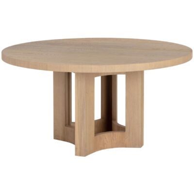 Elma Dining Table - Natural - 60" 109829 109829 ELMA DINING TABLE NATURAL 60 1