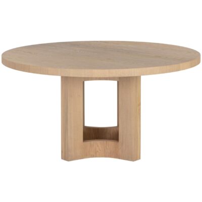 Elma Dining Table - Natural - 60" 109829 109829 ELMA DINING TABLE NATURAL 60 2