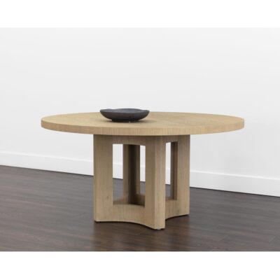 Elma Dining Table - Natural - 60" 109829 109829 ELMA DINING TABLE NATURAL 60 5