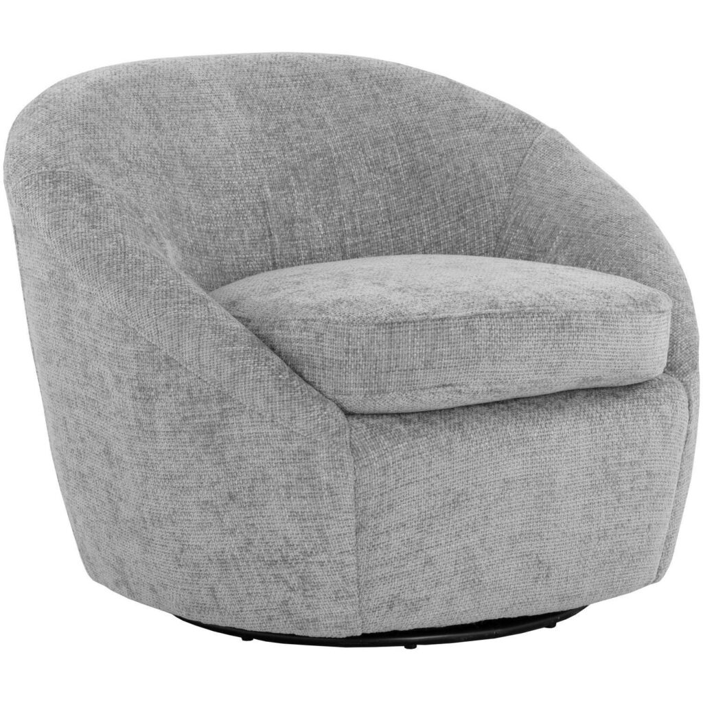 Bliss Swivel Lounge Chair - Husky Grey