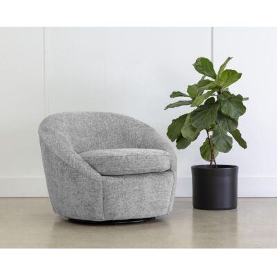 Bliss Swivel Lounge Chair - Husky Grey 109892 109892 BLISS SWIVEL LOUNGE CHAIR HUSKY GREY 5