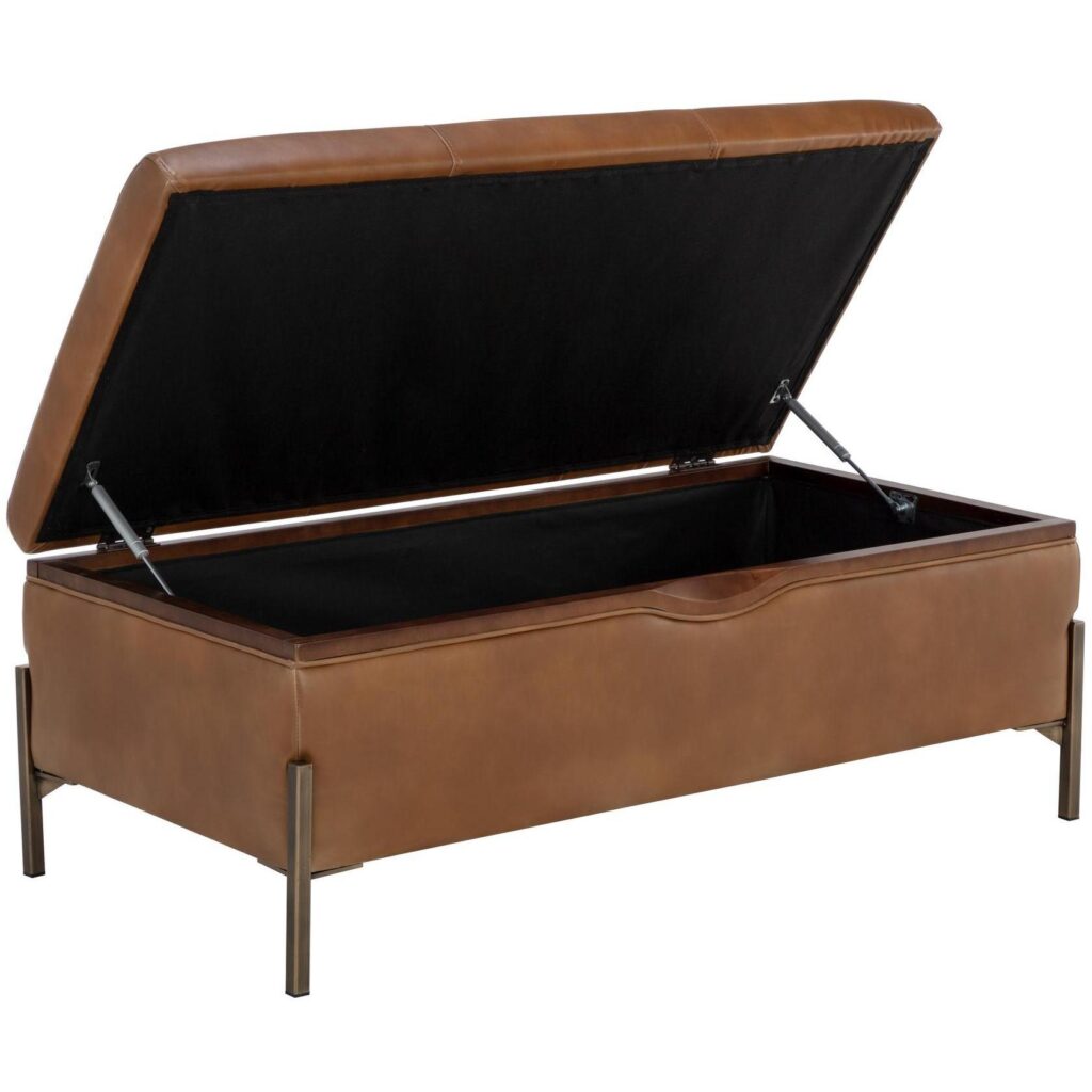 Kael Storage Bench - Tobacco Tan - Image 2